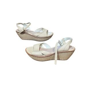 Camper leather wedge sandals size euro 36